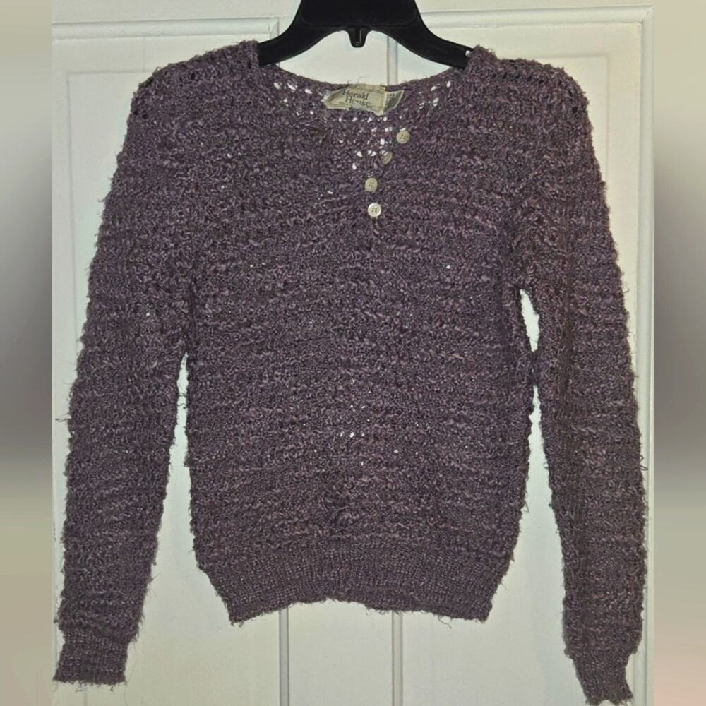 Vintage 80s Herald House Sweater Size S